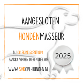 Aanmelden 2025 aangesloten hondenmasseur