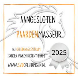 Aanmelden 2025 aangesloten paardenmasseur