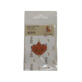 Needleminder Hout - Oranje Blad