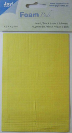 Joy! Crafts Foam Pads 0,5mm/2,5mm.blok zwart