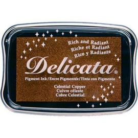 Delicata inktkussen Metallic Celestial copper