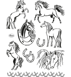 Clear Stamp Paarden