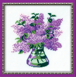 Borduurpakket - Bunch Of Lilac - Riolis