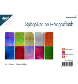 Spiegelkarton Holografisch - 10 design-10 kleuren