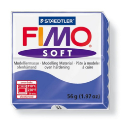 Fimo Soft briliant blauw - 33