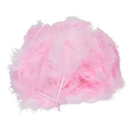 Marabou Veren Licht Roze