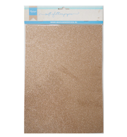 Glitter Papier Bronze