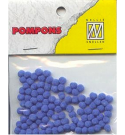 Mini Pompom Lichtblauw