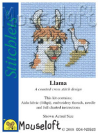 Borduurpakket Llama - Mouseloft