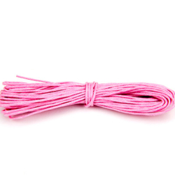 Waxed Katoen Koord - Roze