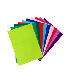 Fluweel Papier Vrolijke Kleuren