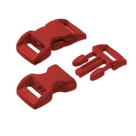 11/14mm Clip Sluiting Donker Rood