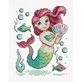 Borduurpakket Mermaid - Mp Studia