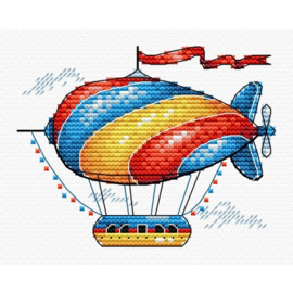 Borduurpakket Fantastic Airship - Mp Studia