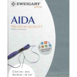 Zweigart - Aida Stof - Kleur 594 - 48x53cm - 14 Count
