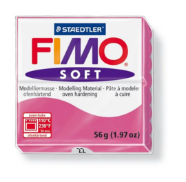 Fimo Soft framboos - 22