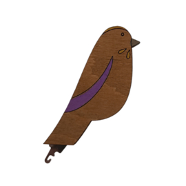 Draaddoorhaler - Bird Purple