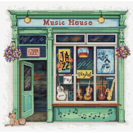 Borduurpakket - Music House - Luca-s