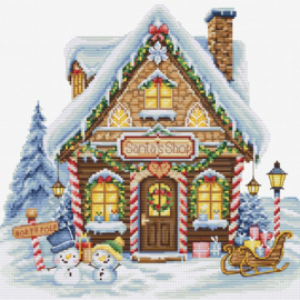 Borduurpakket - Santa's Shop - Luca S