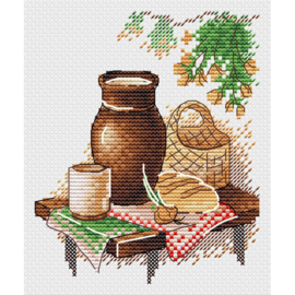 Borduurpakket - Simple Lunch - Mp Studia