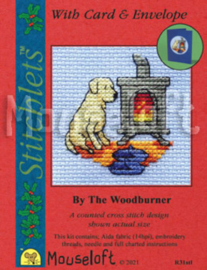 Mini Borduurpakketje By The Woodburner - Mouseloft