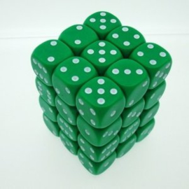 Groene Dobbelstenen - 12mm