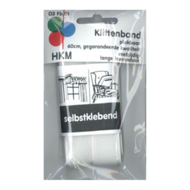 Klittenband Plakbaar - Wit - 60cm