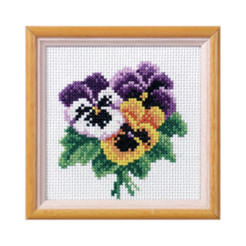 Borduurpakket - Viooltjes - Orchidea