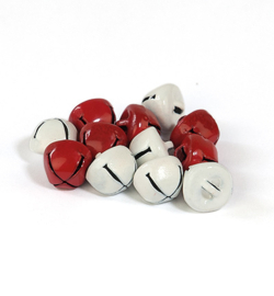 Kerst Belletjes Rood En Wit 10mm