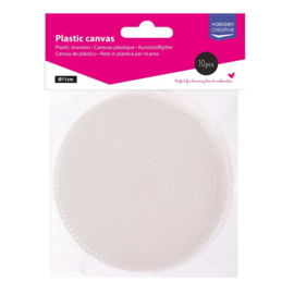 Plastic Stramien Cirkel - 11cm - 7 Mesh