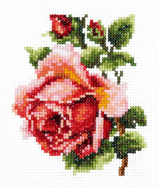 Borduurpakket Small rose - Chudo Igla