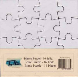 Blanco Puzzel - 16 Delig