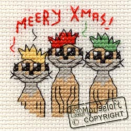 Borduurpakket Meery Christmas - Mouseloft