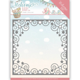 Dies - Yvonne Creations - Welcome Baby - Star Frame