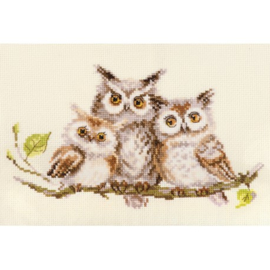 Borduurpakket Owls - Alisa