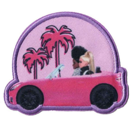 Strijkapplicatie - Barbie In Auto