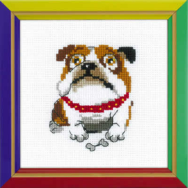 Borduurpakket English Bulldog - RIOLIS