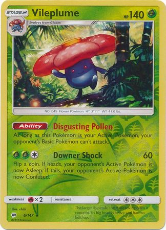 Vileplume - 6/147 - Reverse Holo