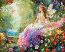 Borduurpakket - Enchanted Spring - Leti Stitch