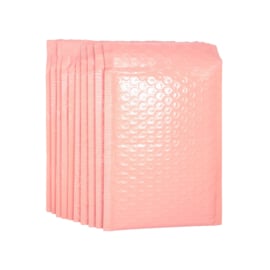 Bubbeltjes envelop - zalm roze - 25x15cm per stuk