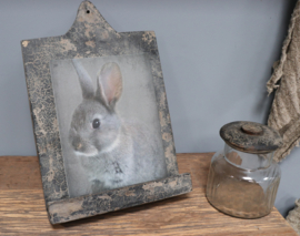 boekenstandaard grey finish