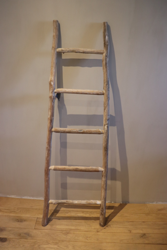 Wonderbaar ladder hout whitewash | overige | R & S design BK-96