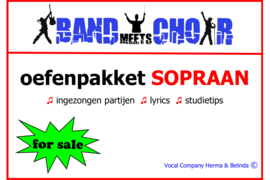 BAND meets CHOIR 2024 oefenpakket SOPRAAN