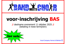 BAND meets CHOIR 2025 voor-inschrijving BAS