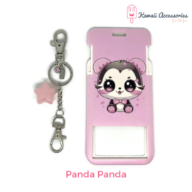 Panda Panda ID - Kawaii bagchain/ kawaii keychain / kawaii cardholder