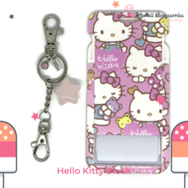 Hello Kitty Blush ID - Kawaii bagchain/ kawaii keychain / kawaii cardholder