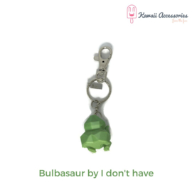 3D Geprinte Bulbasaur Sleutelhanger – Handmade Pokémon RVS Accessoire