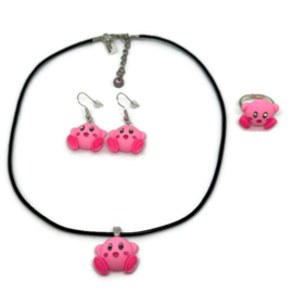 Kirbylicious - Kawaii jewelry set