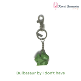 3D Geprinte Bulbasaur Sleutelhanger – Handmade Pokémon RVS Accessoire