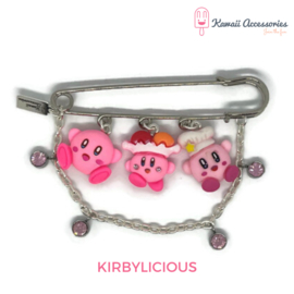 Kirbylicious - Kawaii brooch